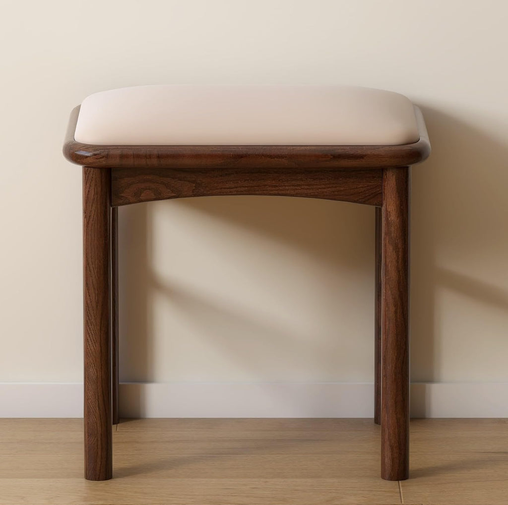 Leather Upholstered Wood