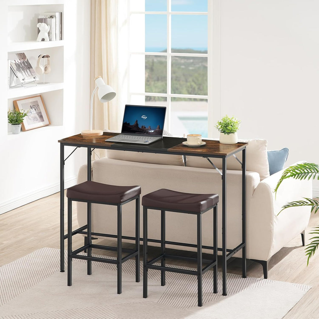 2 Pack Curved Saddle Counter Bar Stools