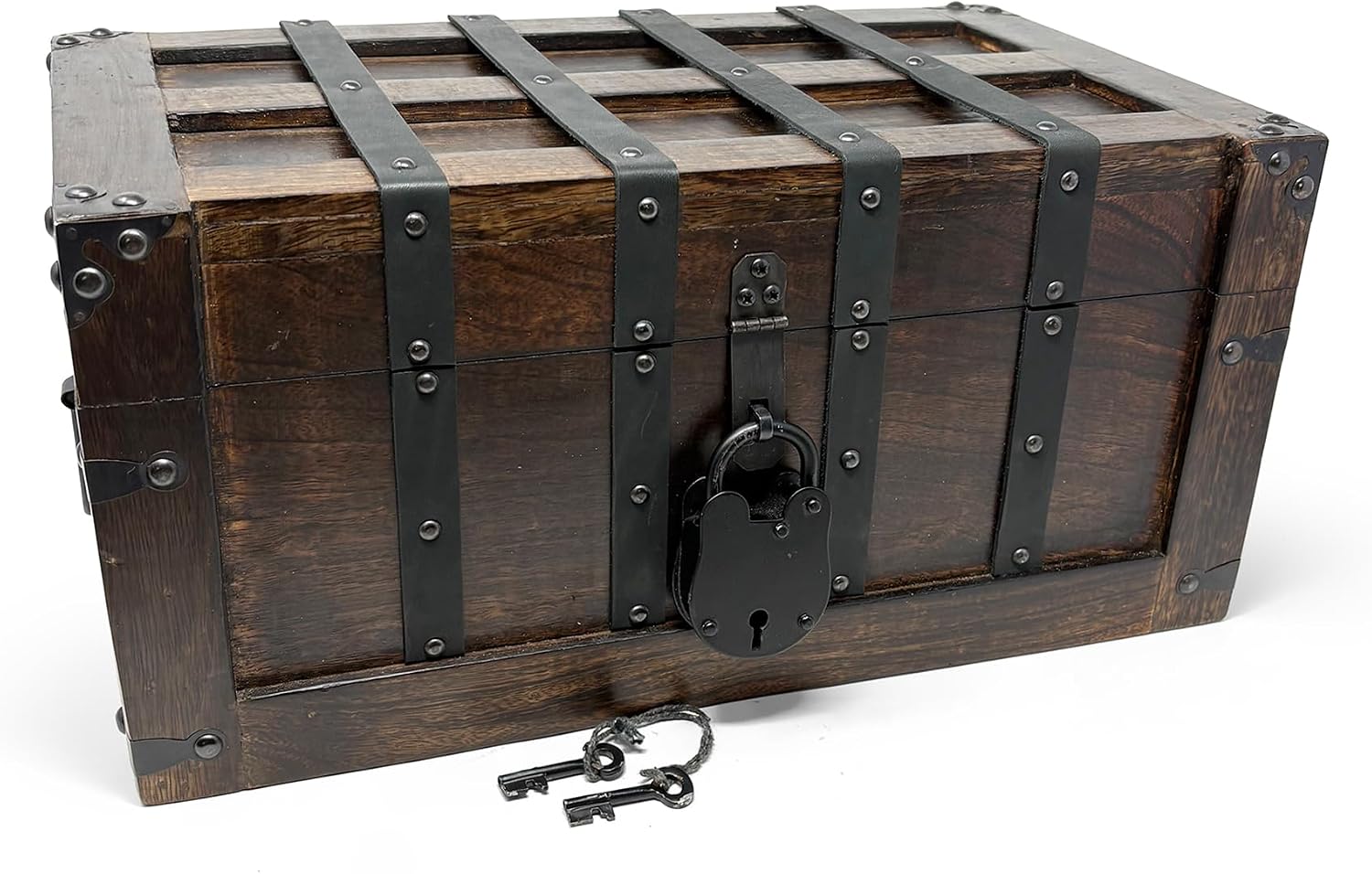 XL Handmade Wooden Treasure Chest